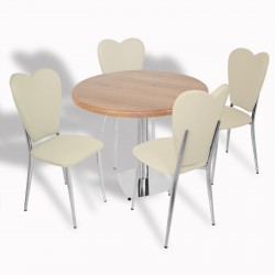 Tokyo Werzalit Tabla - Aşk-ı Derun Mutfak Masa Takımı Q80 - Novagento - Krem