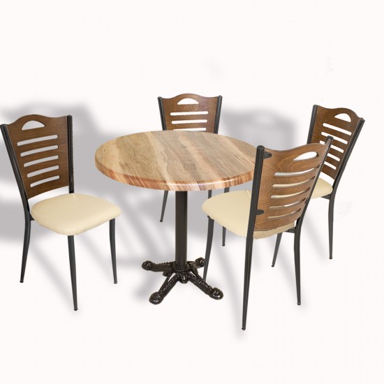 Çipa Döküm Ayak - Papelli Masa Takımı - Yuvarlak 90cm Çap (Werzalit, Wermodin ve Allzalit Tabla) - Indiana Wood-Krem Çipa Döküm Ayak - Papelli Masa Takımı - Yuvarlak 90cm Çap (Werzalit, Wermodin ve Allzalit Tabla) - Indiana Wood-Krem