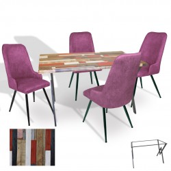 Anemon - Çırağan Masa Takımı (Werzalit, Allzalit, Vermodin Tabla 80x140) – (Red Wood - Mor) Anemon - Çırağan Masa Takımı (Werzalit, Allzalit, Vermodin Tabla 80x140) – (Red Wood - Mor)