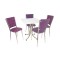 Buket Suntalam – Kapitoneli Mutfak Masa Takımı (Deri) - Mor