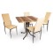 Buket Werzalit Kare ESB-Gözde Mutfak Masa Takımı - Indiana Wood Kapiçino