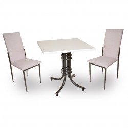 Buket Werzalit Kare ESB -Gözde 2li Mutfak Masa Takımı - Beyaz