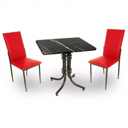 Buket Werzalit Kare ESB -Gözde Fiskos Seti - Royal Mermer Kırmzı