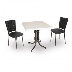 Buket Werzalit Kare ESB-Kapitoneli Fiskos Seti - Siyah