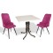 Buket Werzalit Kare ESB-Çırağan 2li Mutfak Masa Takımı - Mor