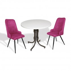 Buket Werzalit Yuvarlak ESB-Çırağan Fiskos Seti - Mor