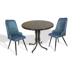 Buket Werzalit Yuvarlak ESB-Çırağan Fiskos Seti - Mavi