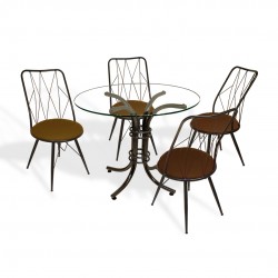 Buket Cam - Royal Masa Takımı - Kahve