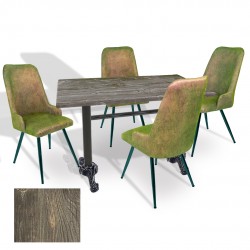 Çipa Werzalit - Çırağan Mutfak Masa Takımı (70x120) - (Old Pine - Kapiçino) Çipa Werzalit - Çırağan Mutfak Masa Takımı (70x120) - (Old Pine - Kapiçino)