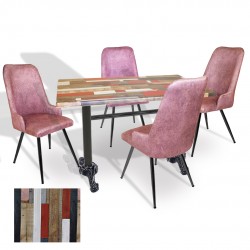 Çipa Werzalit - Çırağan Mutfak Masa Takımı (70X120) - (Red Wood - Pembe) Çipa Werzalit - Çırağan Mutfak Masa Takımı (70X120) - (Red Wood - Pembe)