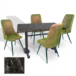 Çipa Werzalit - Çırağan Mutfak Masa Takımı (70X120) - (Teramo - Kapiçino) Çipa Werzalit - Çırağan Mutfak Masa Takımı (70X120) - (Teramo - Kapiçino)