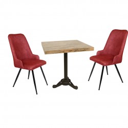 Çipa Laminat Kare - Çırağan Fiskos Seti - Fuşya Çipa Laminat Kare - Çırağan Fiskos Seti - Fuşya