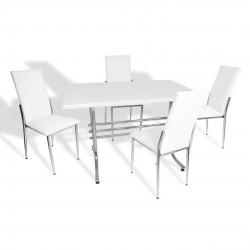 Japon Werzalit - Gözde Mutfak Masa Takımı - (Beyaz - Beyaz)