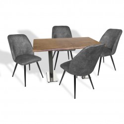 Karanfil Werzalit - Nilüfer Mutfak Masa Takımı (80x120) - Antik Dark Füme Karanfil Werzalit - Nilüfer Mutfak Masa Takımı (80x120) - Antik Dark Füme