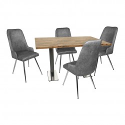 Karanfil Laminat - Çırağan Masa Takımı - Füme Karanfil Laminat - Çırağan Masa Takımı - Füme