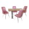 Karanfil Laminat - Çırağan Masa Takımı - Pembe