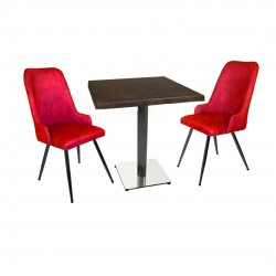 Karanfil Werzalit Kare - Çırağan Fiskos Seti (80x80) - Bordo