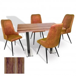 Karanfil Werzalit - Çırağan Masa Takımı (70x120) - (Indiana Wood - Kiremit) Karanfil Werzalit - Çırağan Masa Takımı (70x120) - (Indiana Wood - Kiremit)
