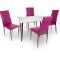 Manolya - Gözde Mutfak Masa Takımı - Mor