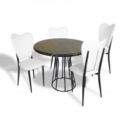 Palermo Werzalit - Aşk-ı Derun Mutfak Masa Takımı Q80 - Royal Mermer Beyaz Palermo Werzalit - Aşk-ı Derun Mutfak Masa Takımı Q80 - Royal Mermer Beyaz