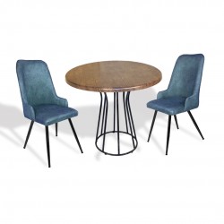 Palermo Werzalit - Çırağan Fiskos Takımı Q80 - Antik Dark Mavi Palermo Werzalit - Çırağan Fiskos Takımı Q80 - Antik Dark Mavi