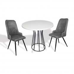 Palermo Werzalit - Çırağan Fiskos Takımı Q80 - Beyaz Füme