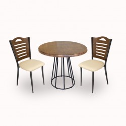 Palermo Werzalit - Merdiven Tip Fiskos Takımı Q80 - Antik Dark Krem Palermo Werzalit - Merdiven Tip Fiskos Takımı Q80 - Antik Dark Krem