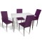 Premıum - Gözde Mutfak Masa Takımı - Mor