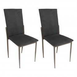 Gözde Sandalye ESB (Kumaş) (2 Adet ) - Siyah