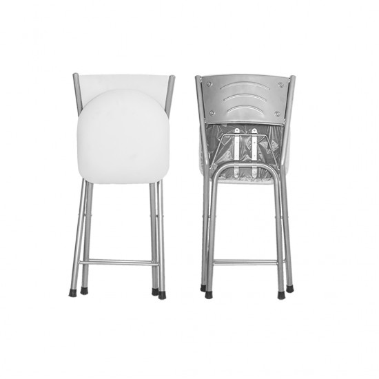 Katlanır Sandalye - Krem (4 Adet Fiyatıdır)