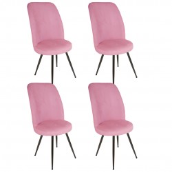 Saray Sandalye ESB 4 Adet - Pembe Saray Sandalye ESB 4 Adet - Pembe