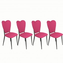 Aşk-ı Derun Sandalye (4adet) -  Pembe Aşk-ı Derun Sandalye (4adet) -  Pembe