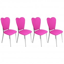 Aşk-ı Derun Sandalye (4adet) - Pembe