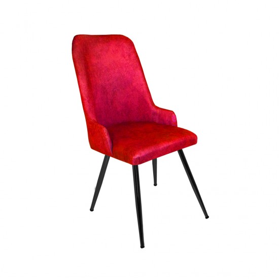 Çırağan Sandalye (ESB Siyah Ayak) - Bordo
