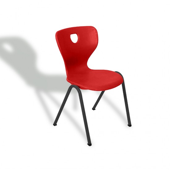 Monoblok Sandalye - Kırmızı