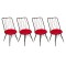 Royal Tel Sandalye (Elektrostatik Boya) (4 Adet Fiyatıdır) - Kırmızı