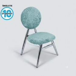 Rozhet Sandalye (Kromnikel) - Cam Göbeği