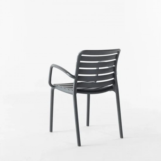 Parma Polipropilen Sandalye - Antrasit (4 Adet Fiyatıdır)