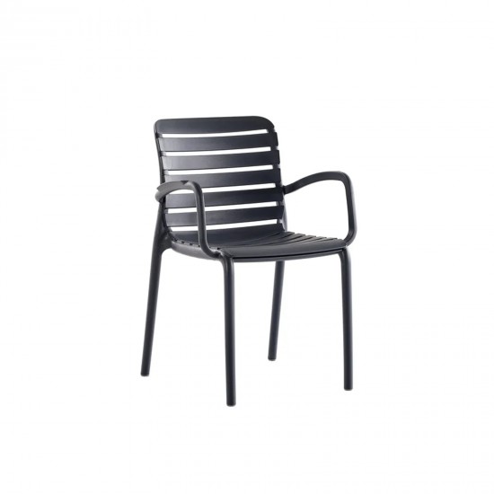 Parma Polipropilen Sandalye - Antrasit (4 Adet Fiyatıdır)