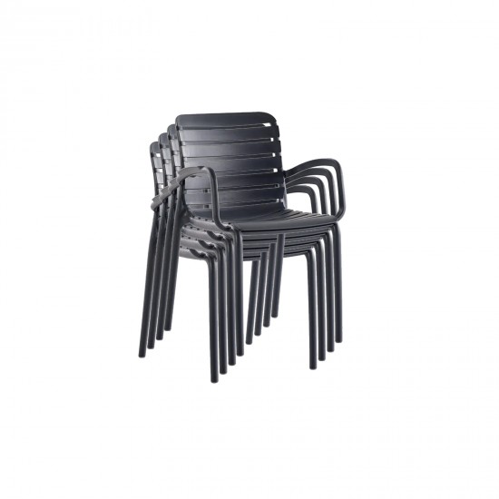 Parma Polipropilen Sandalye - Antrasit (4 Adet Fiyatıdır)