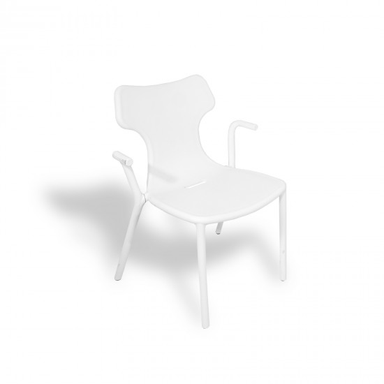 Play Kollu Polipropilen Sandalye - Beyaz (4 Adet Fiyatıdır)