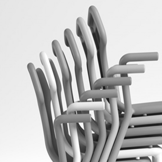 Play Kollu Polipropilen Sandalye - Antrasit (4 Adet Fiyatıdır)