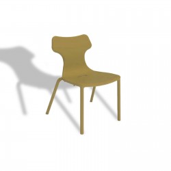 Play Polipropilen Sandalye - Kapıçino