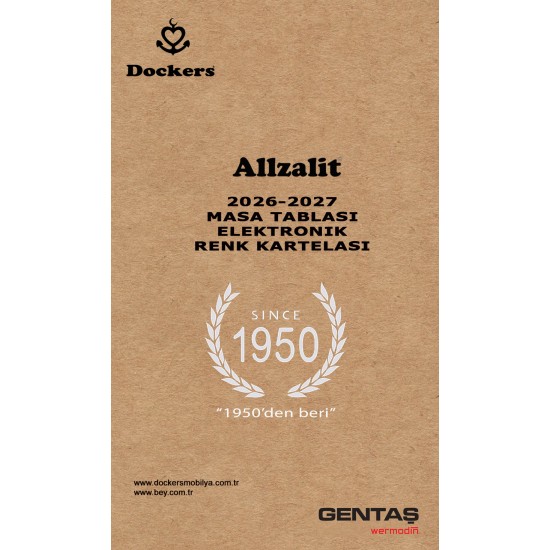 Werzalit, Allzalit veya Wermodin  Masa Tablasi Renkleri icin Tiklayiniz  (Renk seçmek için açılmıştır)