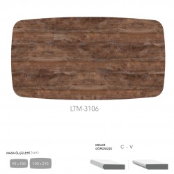 CDF Masa Tablası 105X210 - DCLTM3106