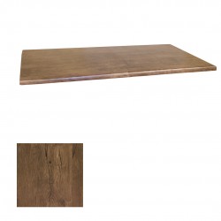 Werzalit, Allzalit veya Wermodin Masa Tablası 80x140 - Rustik Dark