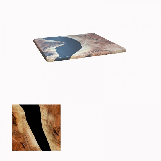 Werzalit, Allzalit veya Wermodin Masa Tablası 70x70 - Epoxy