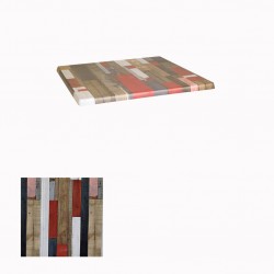 Werzalit, Allzalit veya Wermodin Masa Tablası 70x70 -  Red Wood Werzalit, Allzalit veya Wermodin Masa Tablası 70x70 -  Red Wood