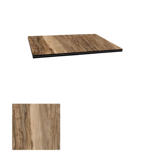 Kompakt Laminat Masa Tablası (76x76) - Indiana Wood
