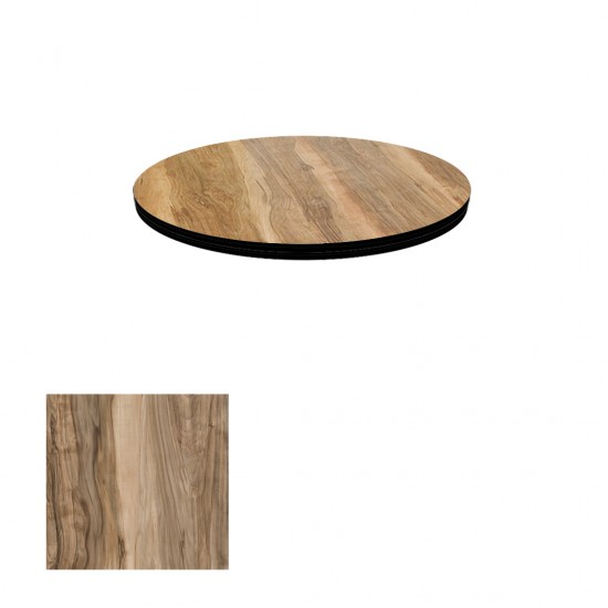 Kompakt Laminat Masa Tablası (60 cm Yuvarlak) - Indiana Wood Kompakt Laminat Masa Tablası (60 cm Yuvarlak) - Indiana Wood